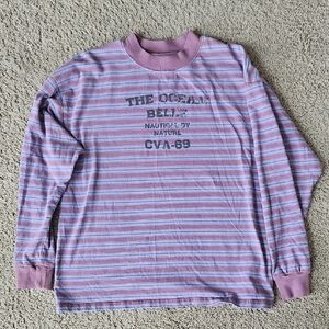 BDG Striped Long Sleeve Shirt